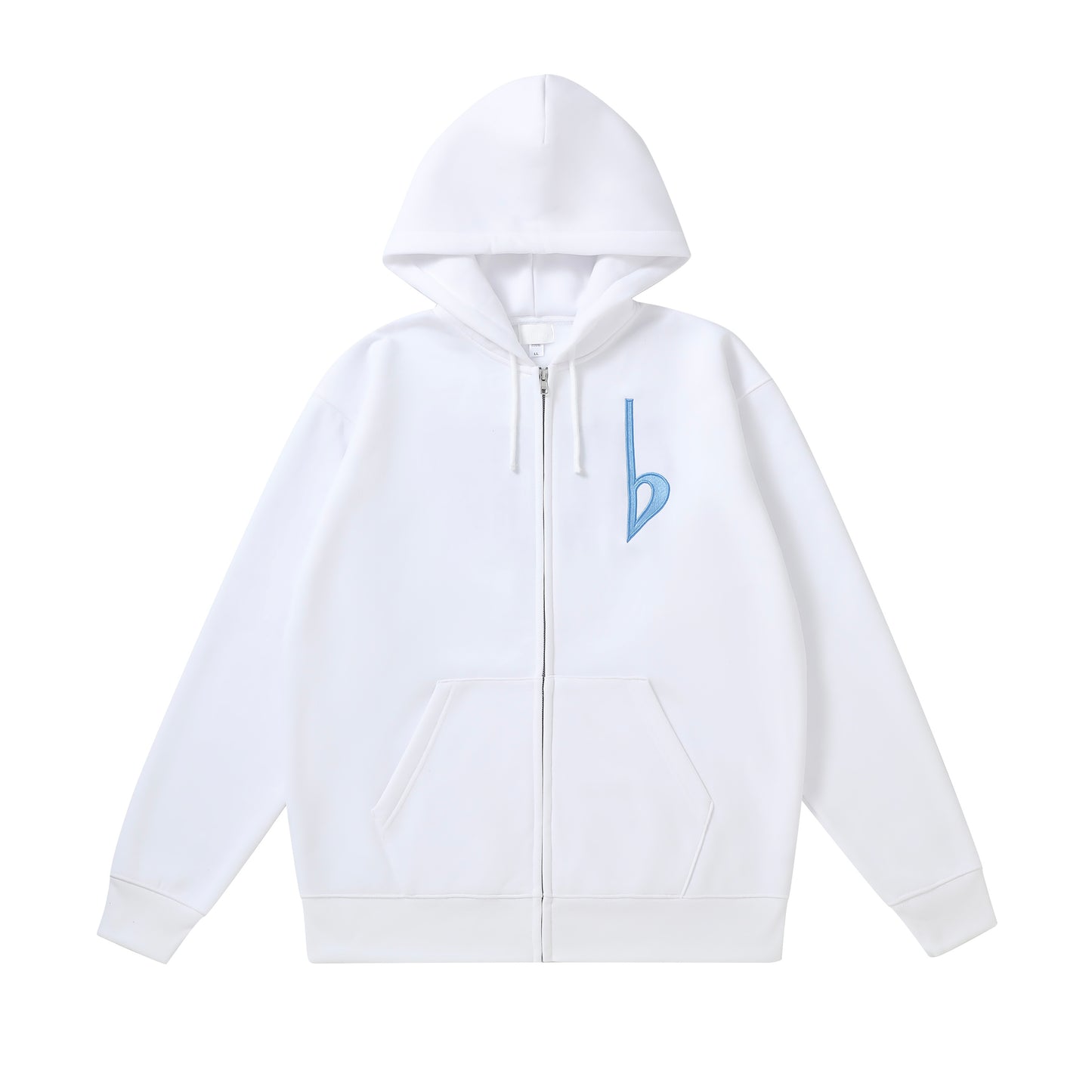 Arc Logo Zip-Up Hoodie (White) (Pre-Order)