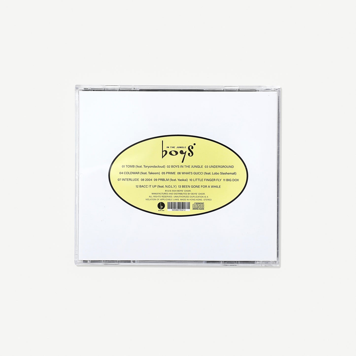 Yung Raise - BOYS IN THE JUNGLE CD